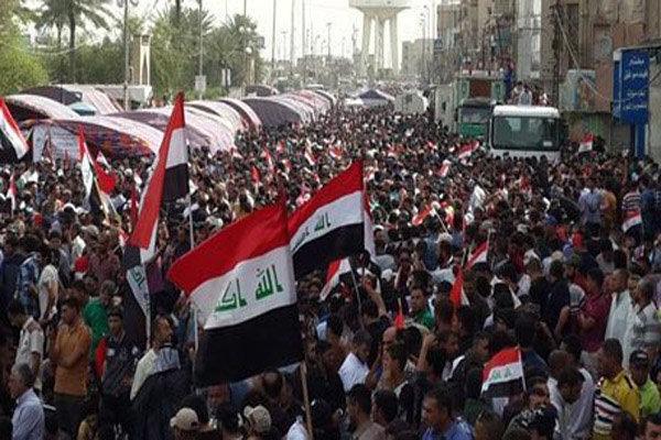 برگزاری تظاهرات میلیونی در عراق علیه حضور نظامیان آمریکایی