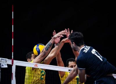 رجحان حمله و دفاع برزیل مقابل والیبالیست های ایران