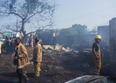 انفجار تانکر سوخت در مرکز سیرالئون 91 کشته برجای گذاشت