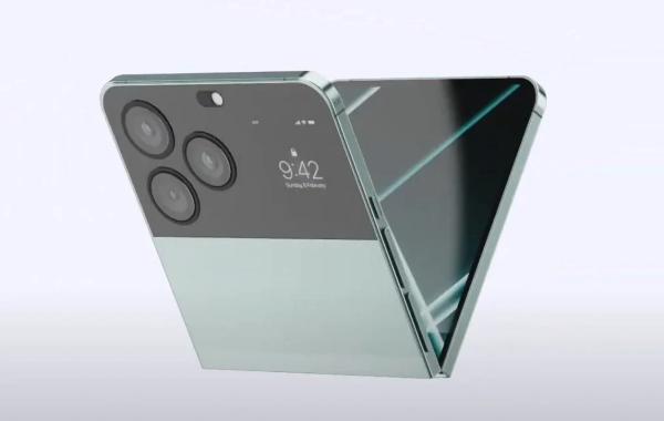 اپل در حال آماده سازی یک آیفون تاشو عمودی است